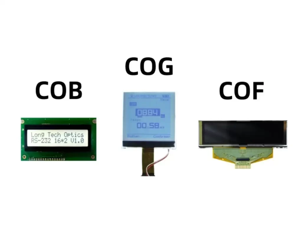 Cob Vs Cog Vs Cof Lcd Modules Longtech Optics｜lcd Lcm Tft Oled Custom Display Manufacturer 9958